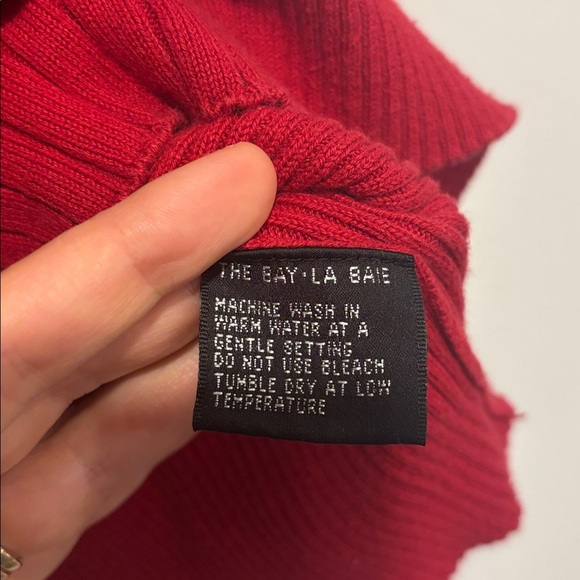 The Bay La Bae Vibrant Red Knit Top - Picture 2 of 9